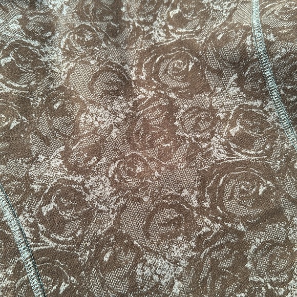 Lululemon FloralScuba Hoodie Womens 4 Full Zip Thumbholes - Picture 9 of 9